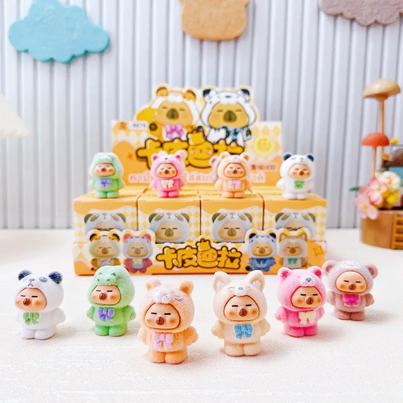 

Mini Capybara Blind Box Figure Toy Dolls For Fans Children Christmas Birthday Gift