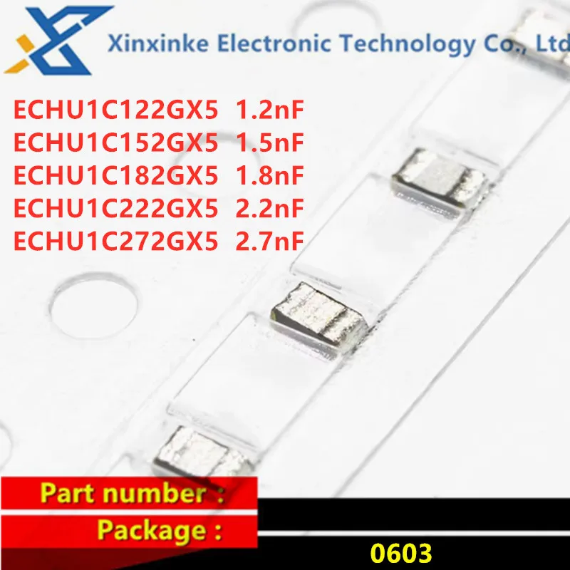 

Тонкопленочный конденсатор 2% 0603 ECHU1C122GX5 ECHU1C152GX5 ECHU1C182GX5 ECHU1C222GX5 ECHU1C272GX5 1.2nF 1.5nF 2.2nF 2.7nF