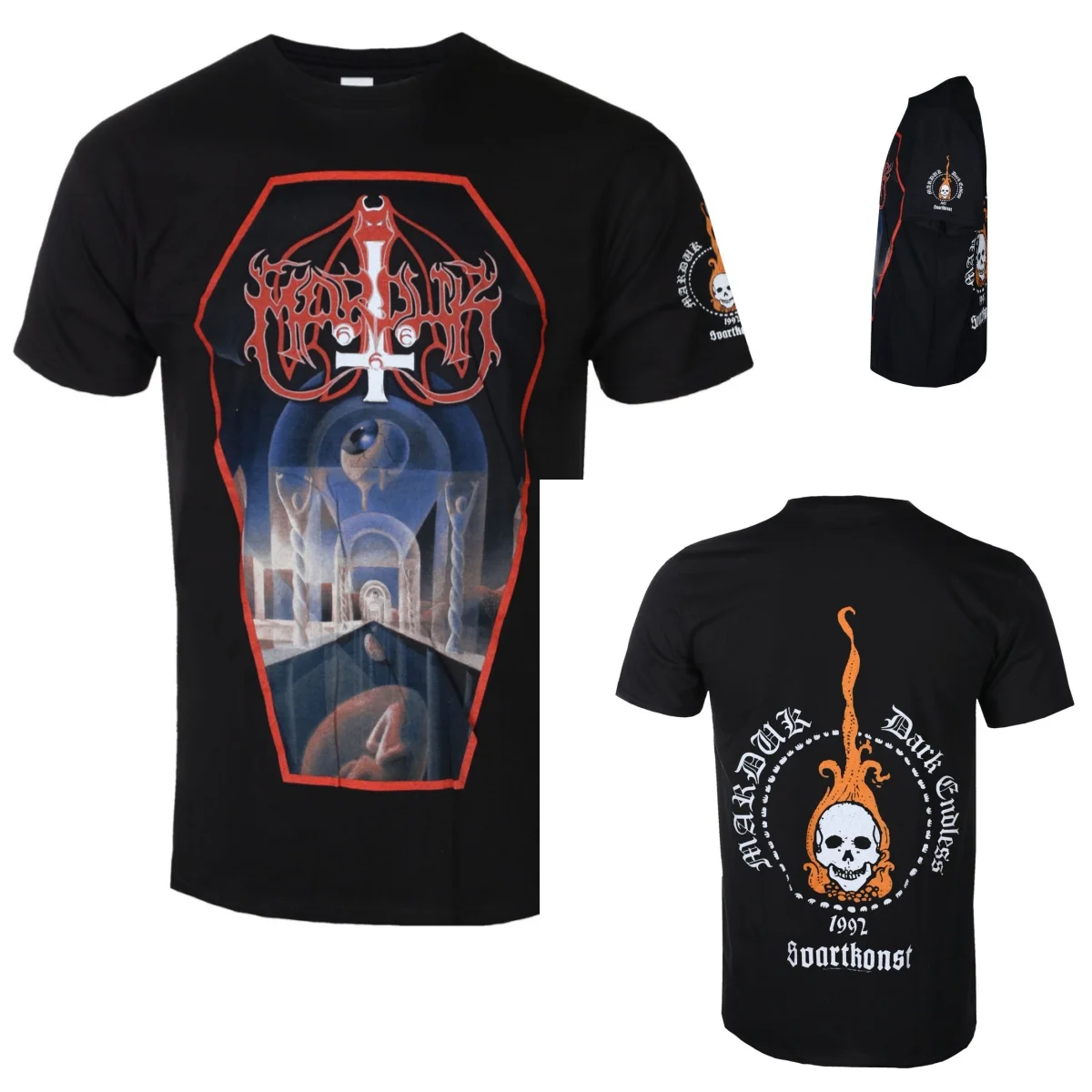 New Marduk Graphic Cotton T-shirt Unisex Summer Short Sleeve Fashion Brand Tee Luxury Casual Vintage Tees