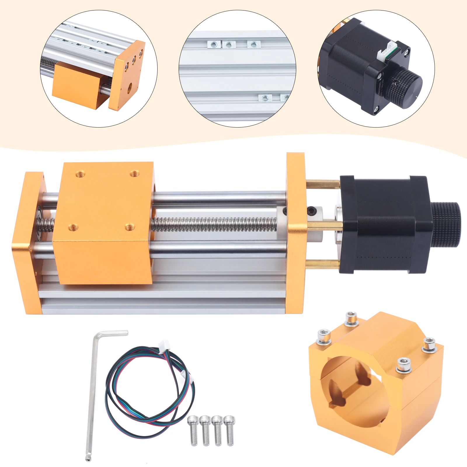 500W 800W CNC3018plus CNC Z Axis Stroke 85mm +Stepping Motor For Spindle 52mm