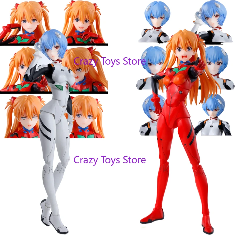 Disponibile Bandai Originale Neon Genesis Evangelion SHFiguarts SHF Ayanami Rei SHF Soryu Asuka Langrey Action Figure Modello della Serie