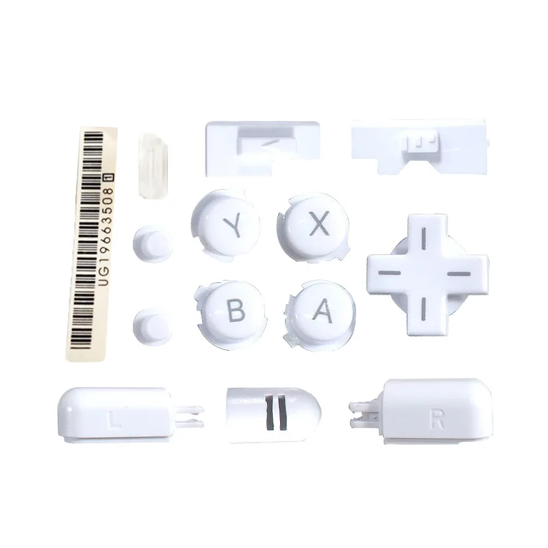 ZUIDID-Kit complet de boutons croisés ABXY L R D, pièces de rechange pour console DS Lite et NDSL