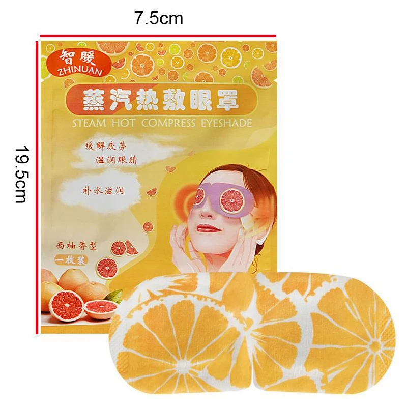 1/5pcs Warm Steam Eye Mask For Sleeping Eyes Massage Hot Compress Eye Care Relax Remove Dark Circles Disposable Steam Sleep Mask