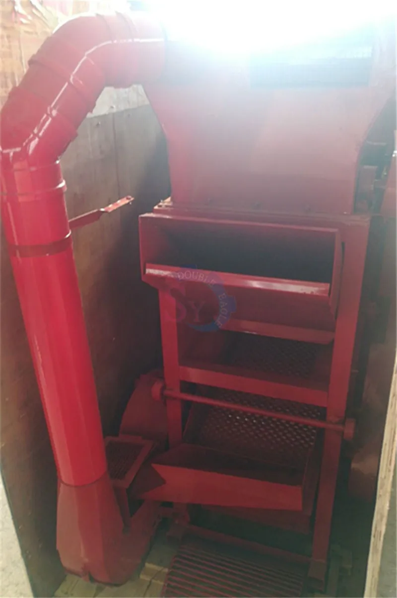 High output professional peanut shell decorticator/peanut hulling machine/ground hull breaking shelling processing equipment