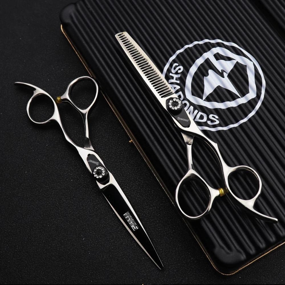 5/5.5/6 Inch Hair Thinning Scissors Hairdresser Scissors Tooth Cutting Combination Set Professional Hair Clippers