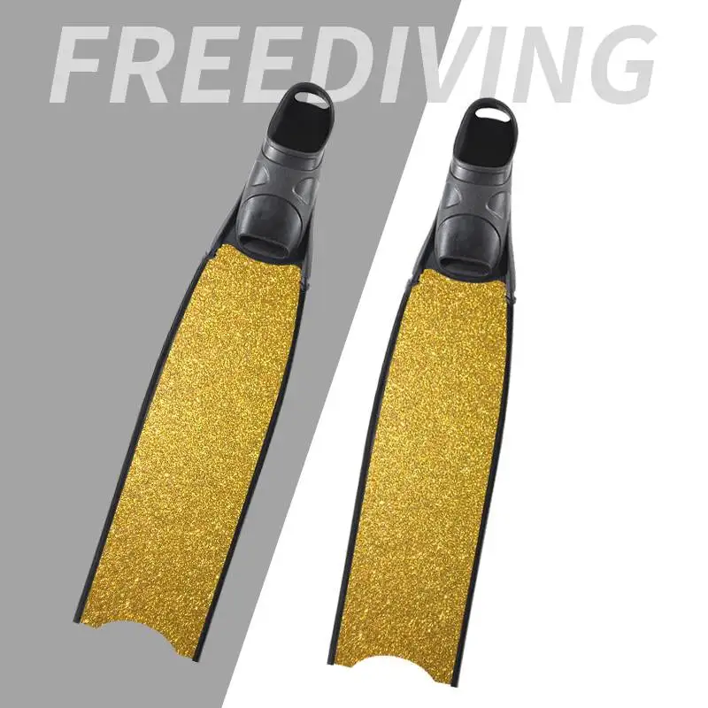 WE-FANS Pure Carbon Fiber Fins Long Freediving Scuba Diving Fins Free Dive Flippers Long Diving Fins Water Sport Equipment