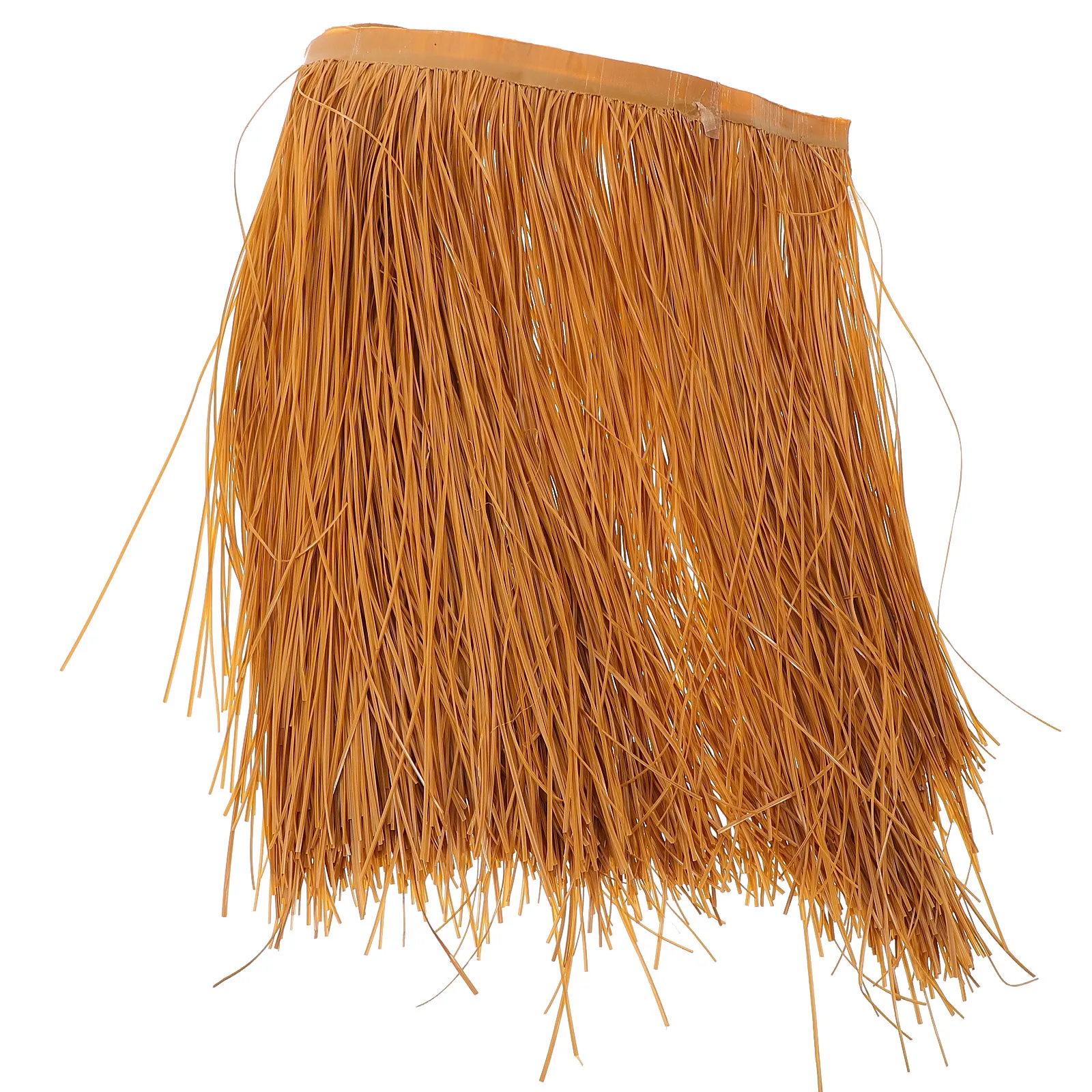 

Flame Retardant Thatch Tiles 1m x 0.45m Simulation Straw Roof PE Grass Yellow Artificial Thatched Roofing Landscaping Decor DIY