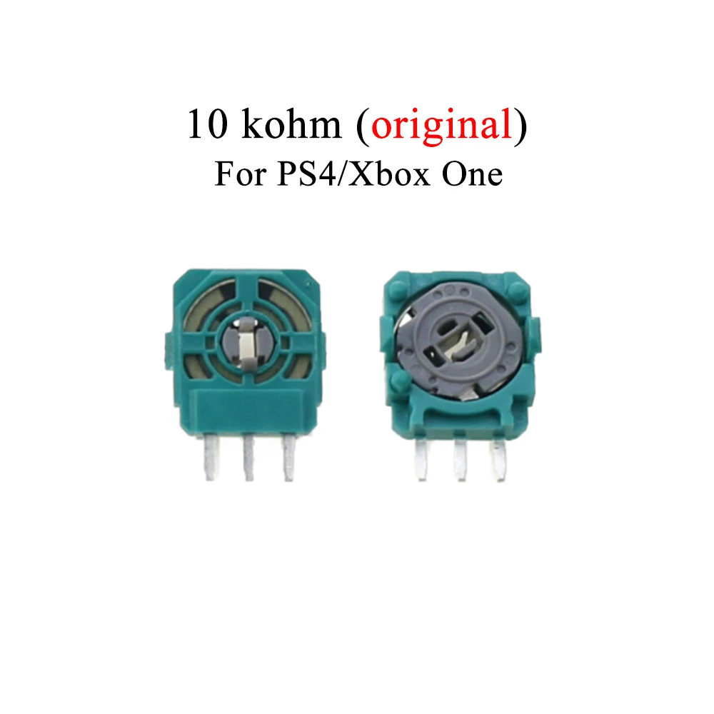 Sensor de microinterruptor analógico 3D para mando de PS4 y PS5, potenciómetro de resistencias de eje Thumbstick para Xbox one, 1 piezas