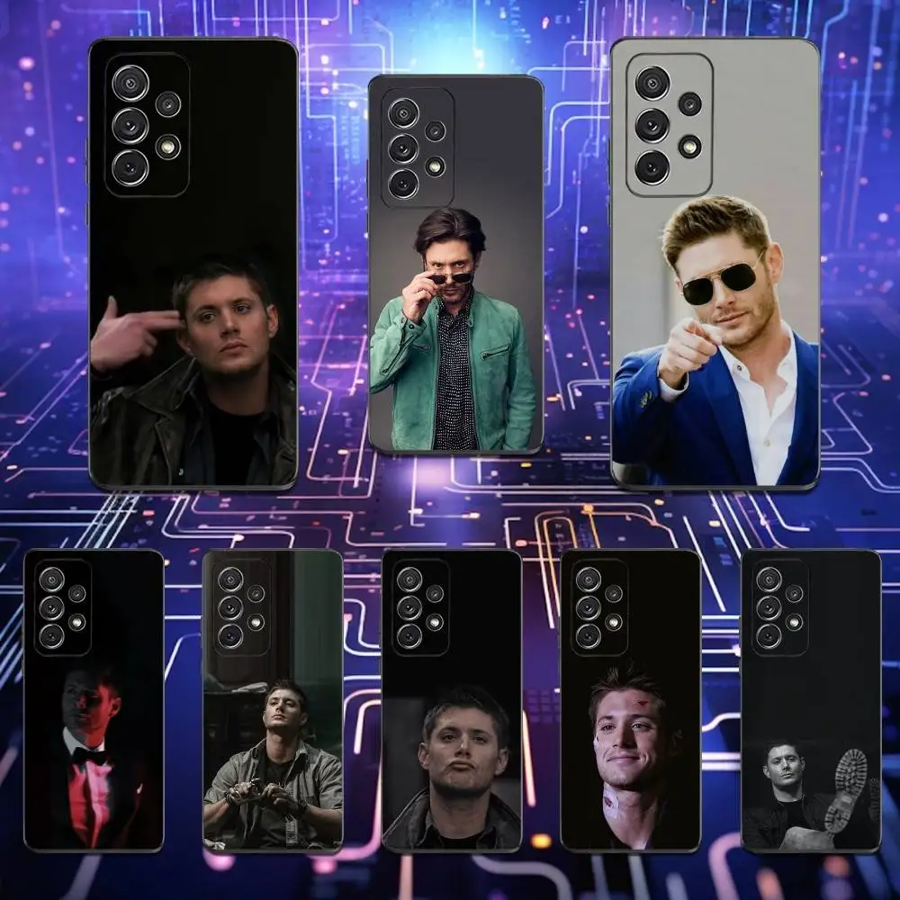 

Actor J-Jensen A-Ackles Phone Case For Samsung S25,S24,S23,S22,S21,S20,S10,Ultra,Plus,Lite,FE,Soft Silicone Black Cover