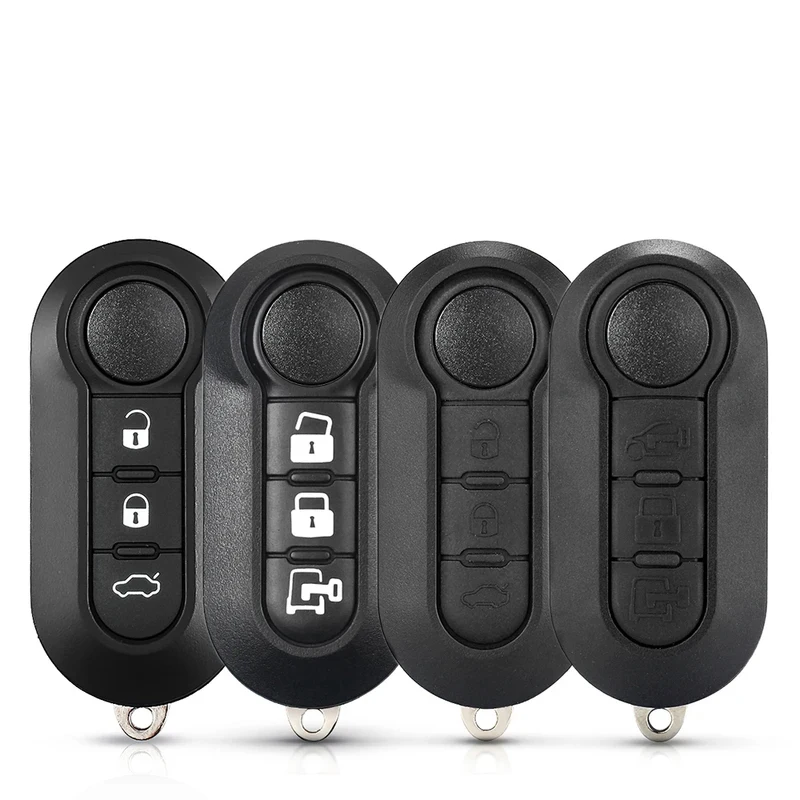 New Remote Car Key Shell Case For Fiat 500 Panda Punto Bravo Ducato Peugeot Boxer Citroen Jumper Auto Uncut SIP22 Blade