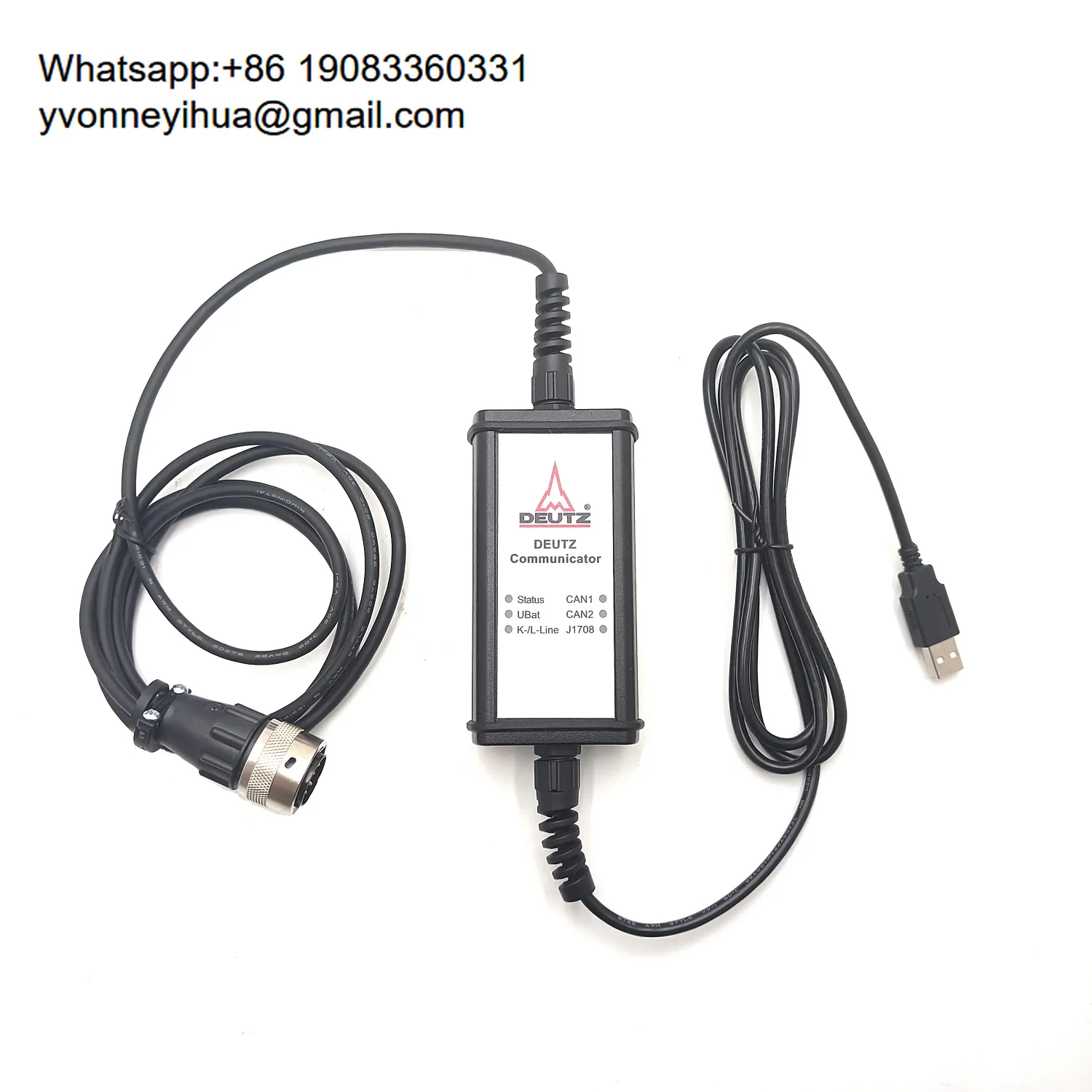DEUTZ Diagnostic Kit CANUSB Interface DECOM Diagnosis Scanner For All (EMR2/3/4) Controllers With Serdia 2010