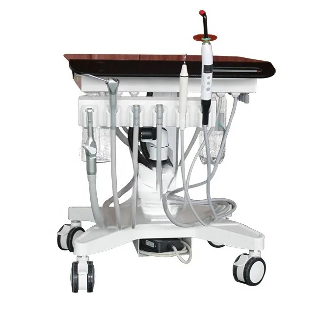 Manufacturer Supply Price Dental Cart Equipment Mobile Chair Portable Dental Delivery Unit Vet