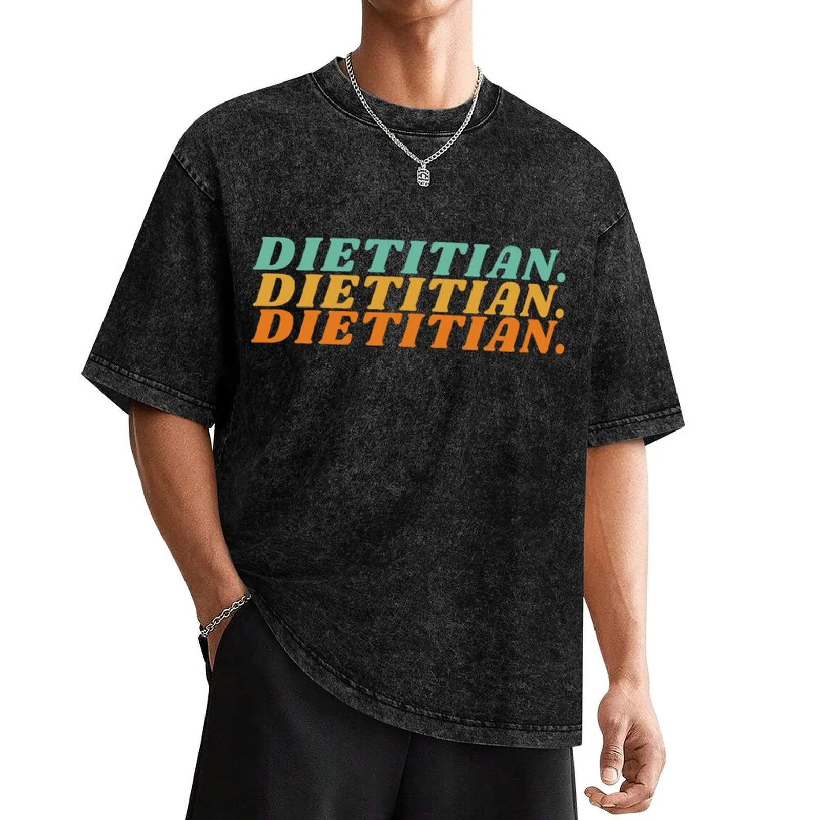 

Dietitian T-Shirt oversize t-shirts man clothes oversized graphic tee summer 2025 T-shirt men
