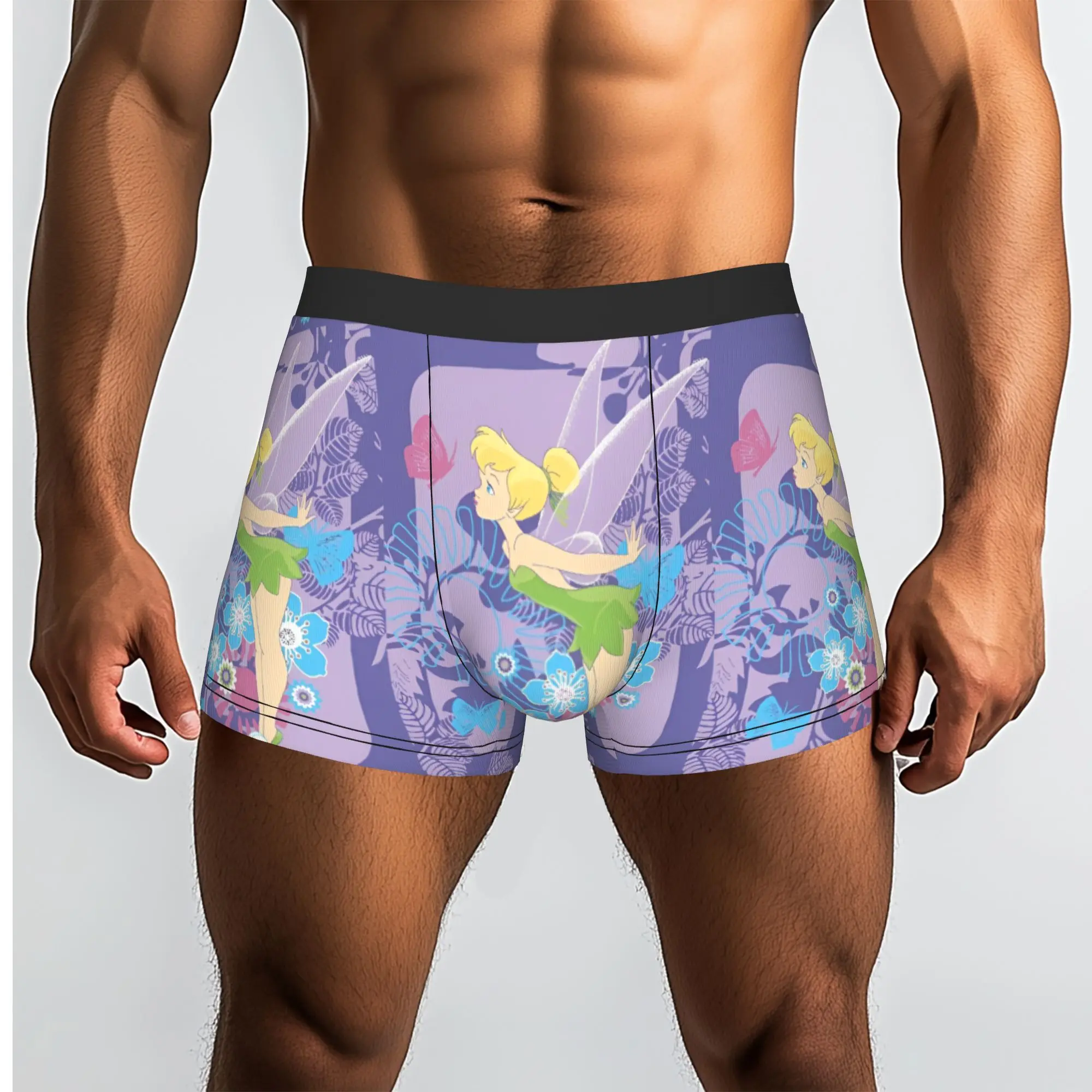 Custom T-Tinker Anime Bell Cute Cartoon Boxer Shorts For Men 3D Print  Underwear Panties Briefs Soft Underpants