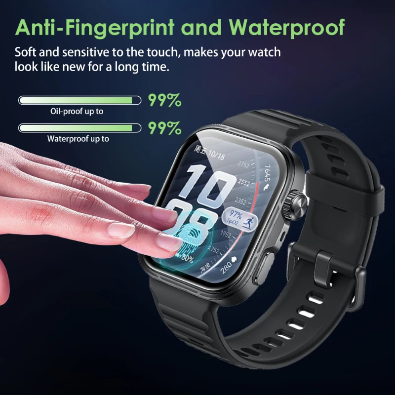 Install Tray Screen Protector for Huawei Watch Fit 5/5 Pro Anti-scratch Protective Film Coverage Protective Film Accessories image 4