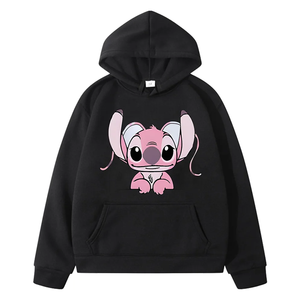 Lilo Stitch Cartoon Hoodies Kids Anime Print Sweatshirt for Boys/Girls Children Autumn Long Sleeve Cartoon Tops Clothing Y2k