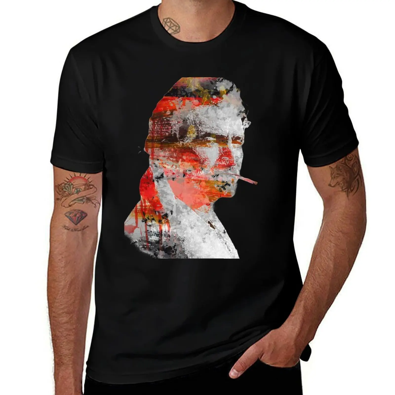 u2 bono paint 2 T-Shirt Festival Short Sleeve T-Shirt