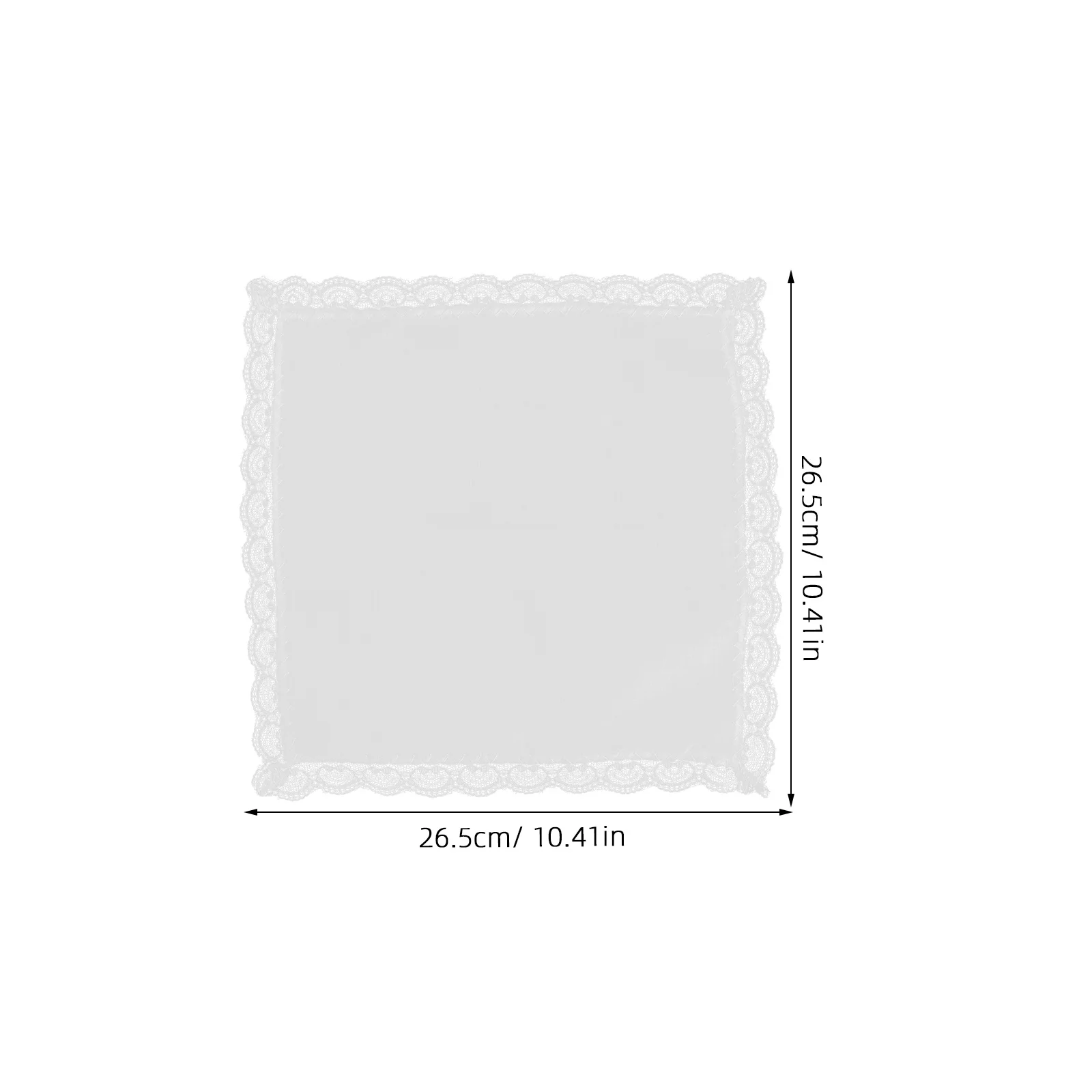12 قطعة مناديل الدانتيل القطن الخالص الأبيض مربع لينة السيدات ماصة خمر نمط الزفاف مناديل الزفاف للنساء #4
