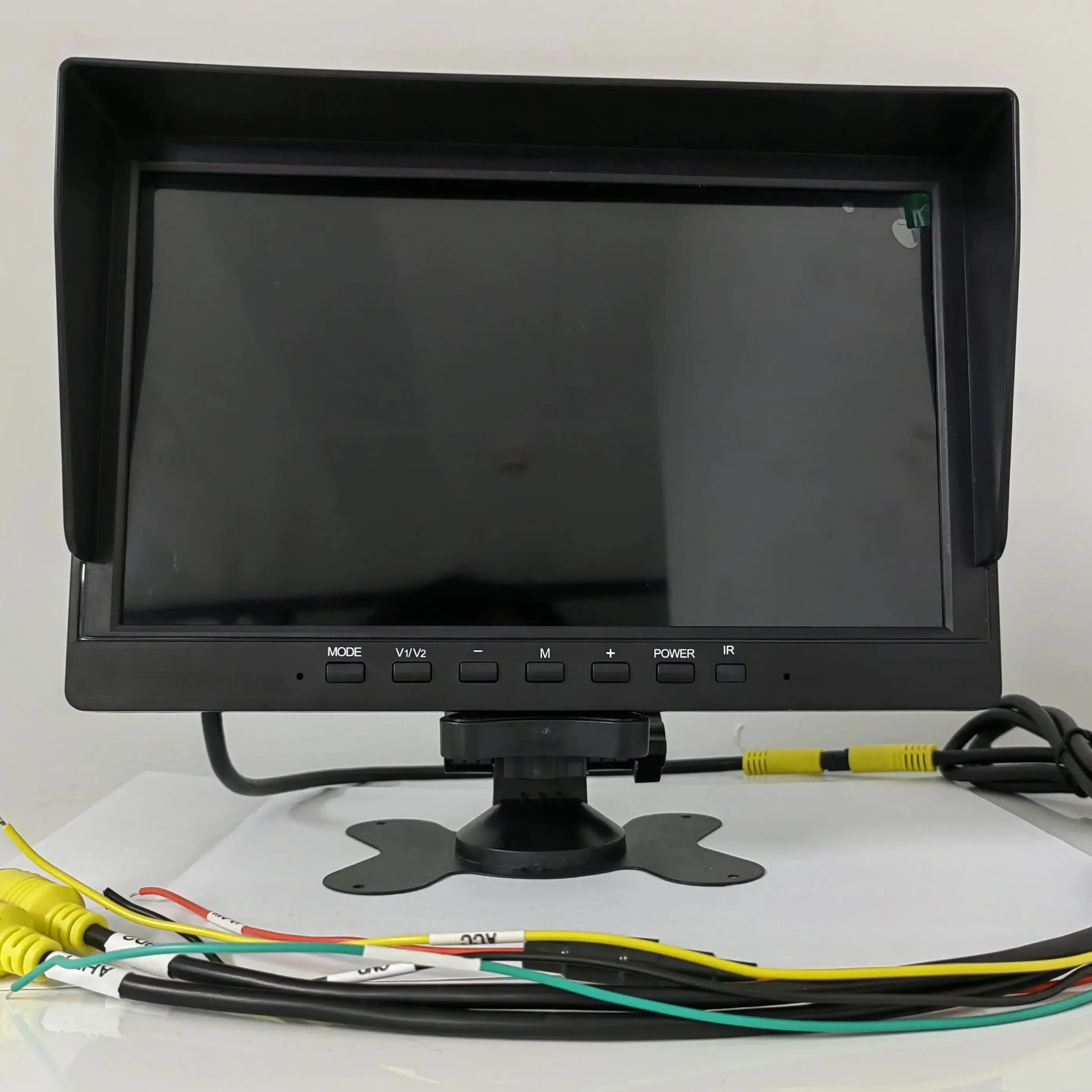 10.1 Inch Car Reversing Display TFT LCD Monitor Support 4Ch Video In For Bus Taxi Trucks