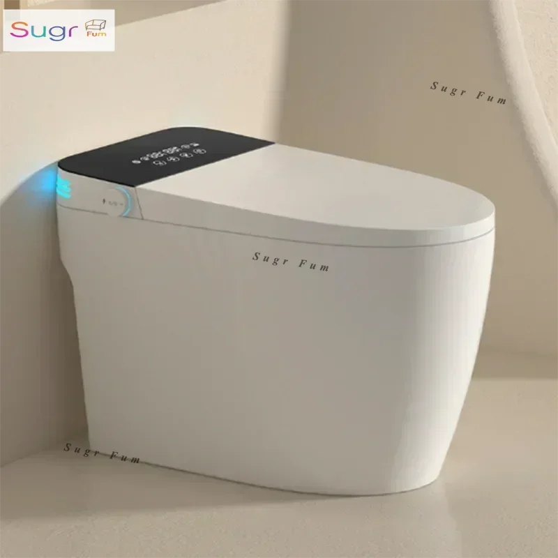 

Ceramic Automatic Smart Toilet Bathroom Siphon Household Smart Toilet Minimalist Intelligentes Badezimmer Toilet Accessories