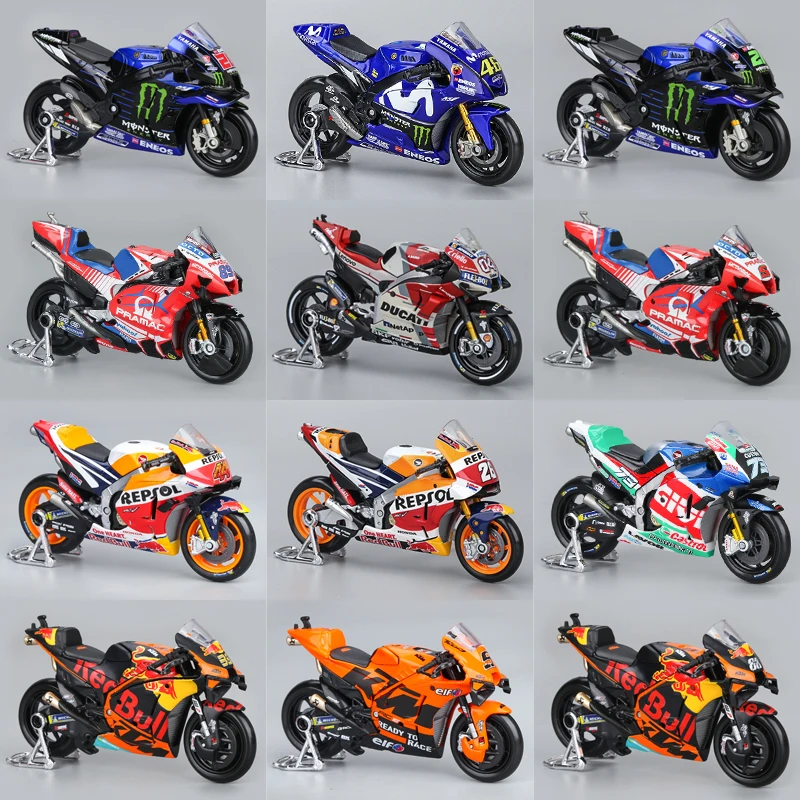 Meritor Picture 1: 18MOTO alloy GP racing Yamaha Ducati KTM Red Bull Honda mountain bike model holiday collection gift for boys