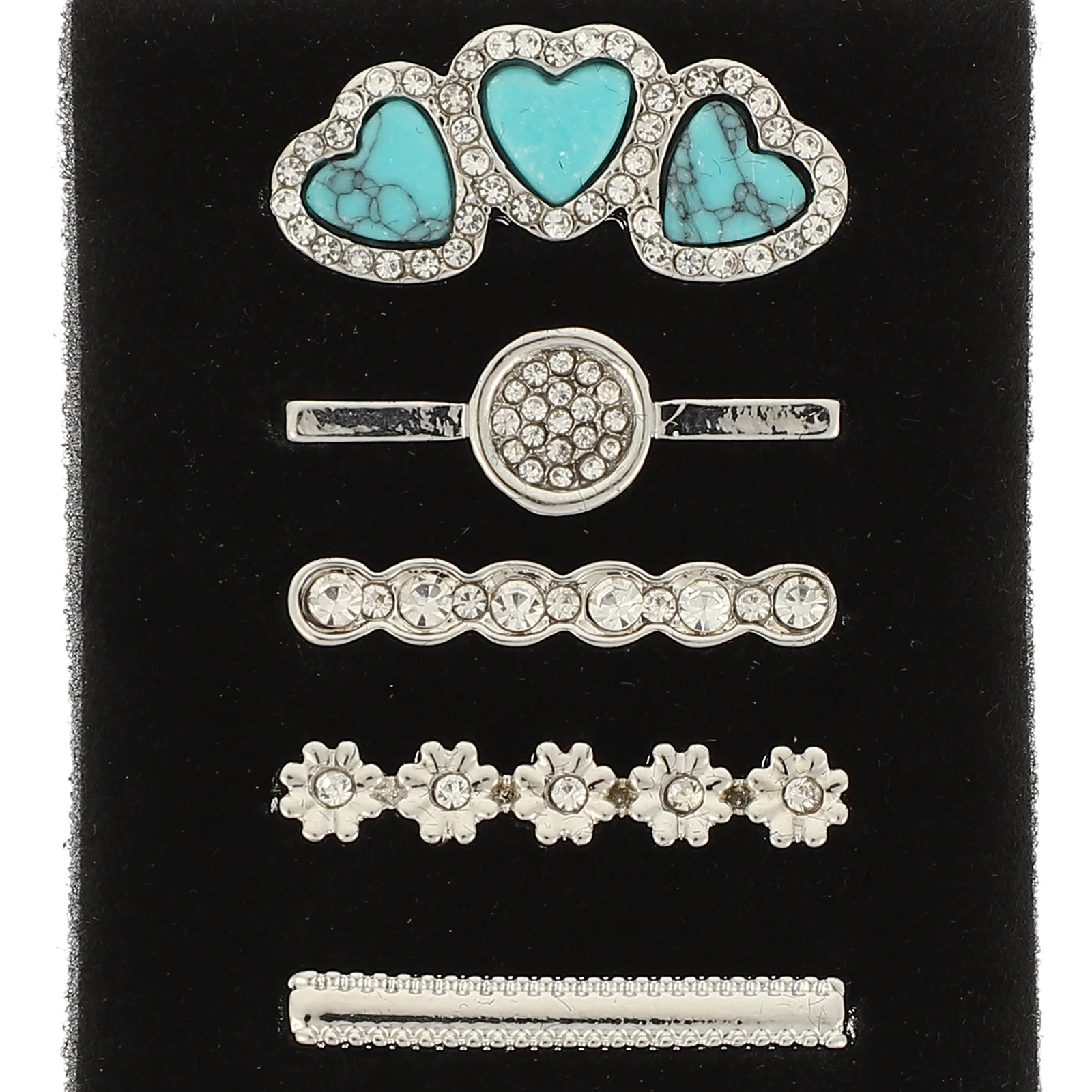 

1Set Turquoise Watchband Charm Retro Nature Stone Ring Lightweight Decoration for Strap Accessory Vintage Watchband