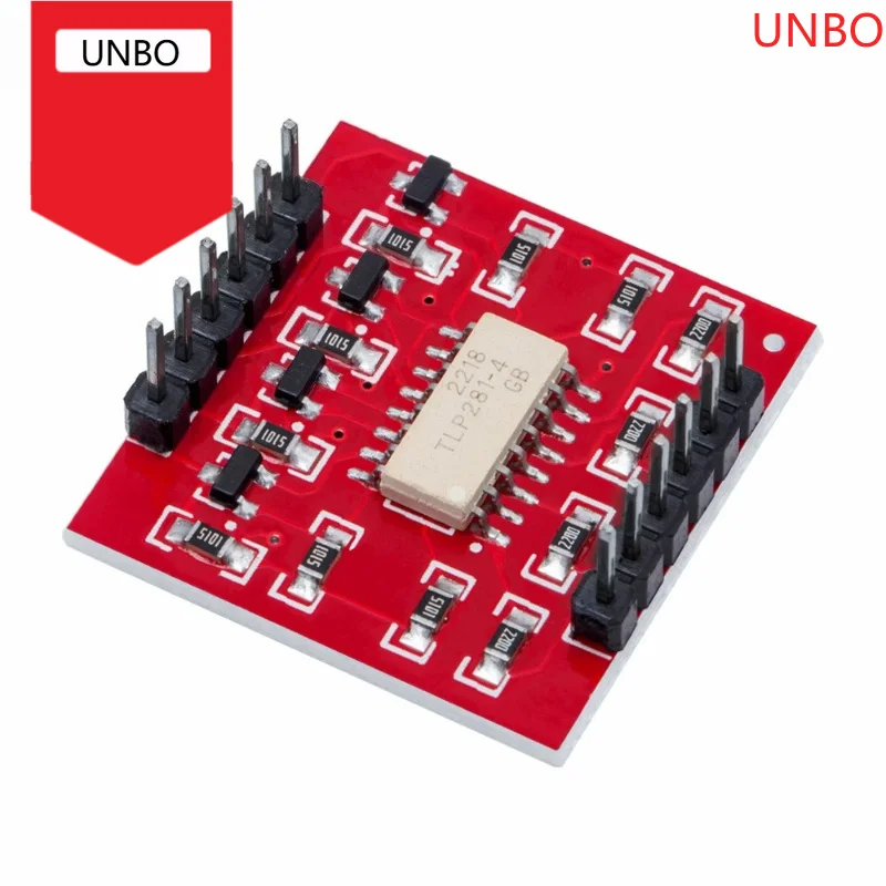 TLP281 4 CH 4-Channel Opto-isolator IC Module For Arduino Expansion Board High And Low Level Optocoupler Isolation 4 Channel