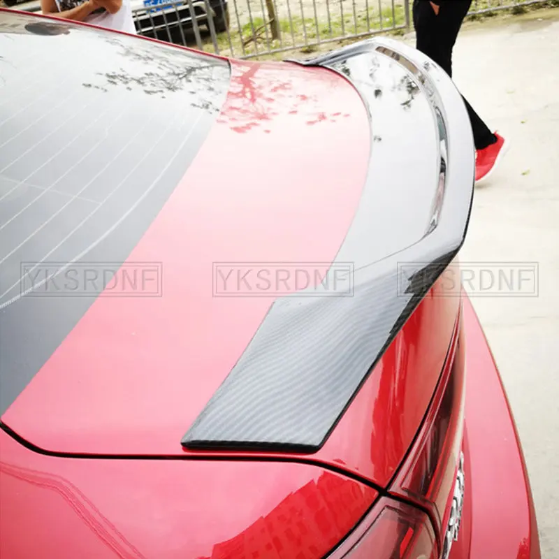 YKSRDNF High Quality ABS Material Rear Trunk Spoiler Trunk Wing Car Styling For Mazda 3 Axela 2014 2015 2016 2017 2018 2019