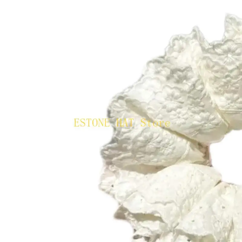 49MF مرنة الدانتيل تقليم حبل الشعر ناعم مرنة الحبل للمرأة الفتاة استخدام ذيل الحصان