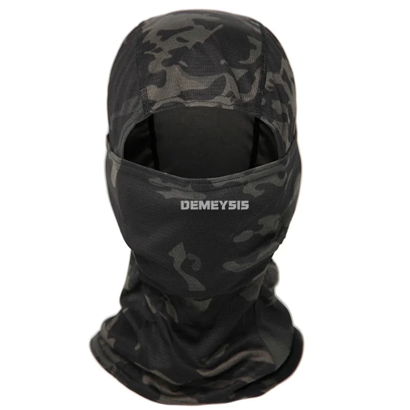 Tactical Camouflage Full Face Mask Breathable Hunting Cycling Sports Balaclava Face Mask Paintball Headgear Scarf Mask