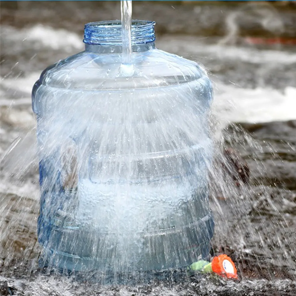 

7.5L Outdoor Water Bucket Food Grade Pc Thickened Storage Tank Multiuse Pure Water Container Compact Size Easy