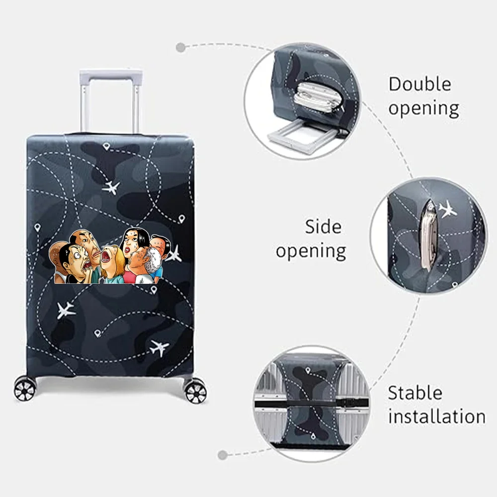 Thick Elastic Luggage Protective Cover Cartoon Series Suit for 18-32 Inch Suitcase Covers Trolley Cover Travel Accessories