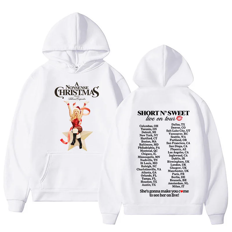 Sabrina Carpenter Short N' Sweet Hoodie Women/Men Good Graces Taste Hoodies Unisex Sharpest Tool Bed Chem Pullovers Sweatshirts