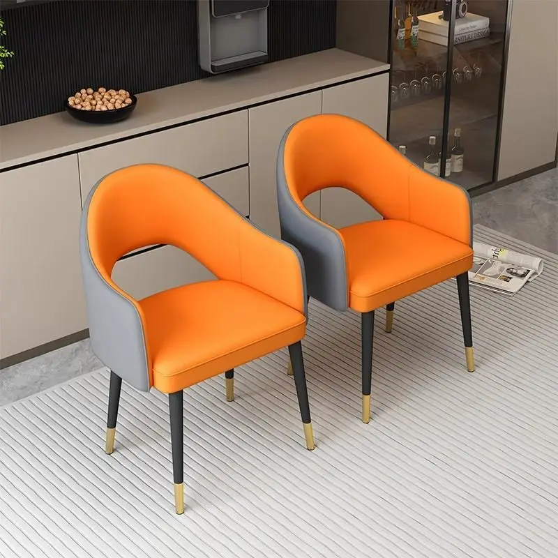 Modern Dining Chair Home Trendy Leisure Chair for Bedroom Rental Outdoor Negotiation Office Chair, Premium Versatile Furniture