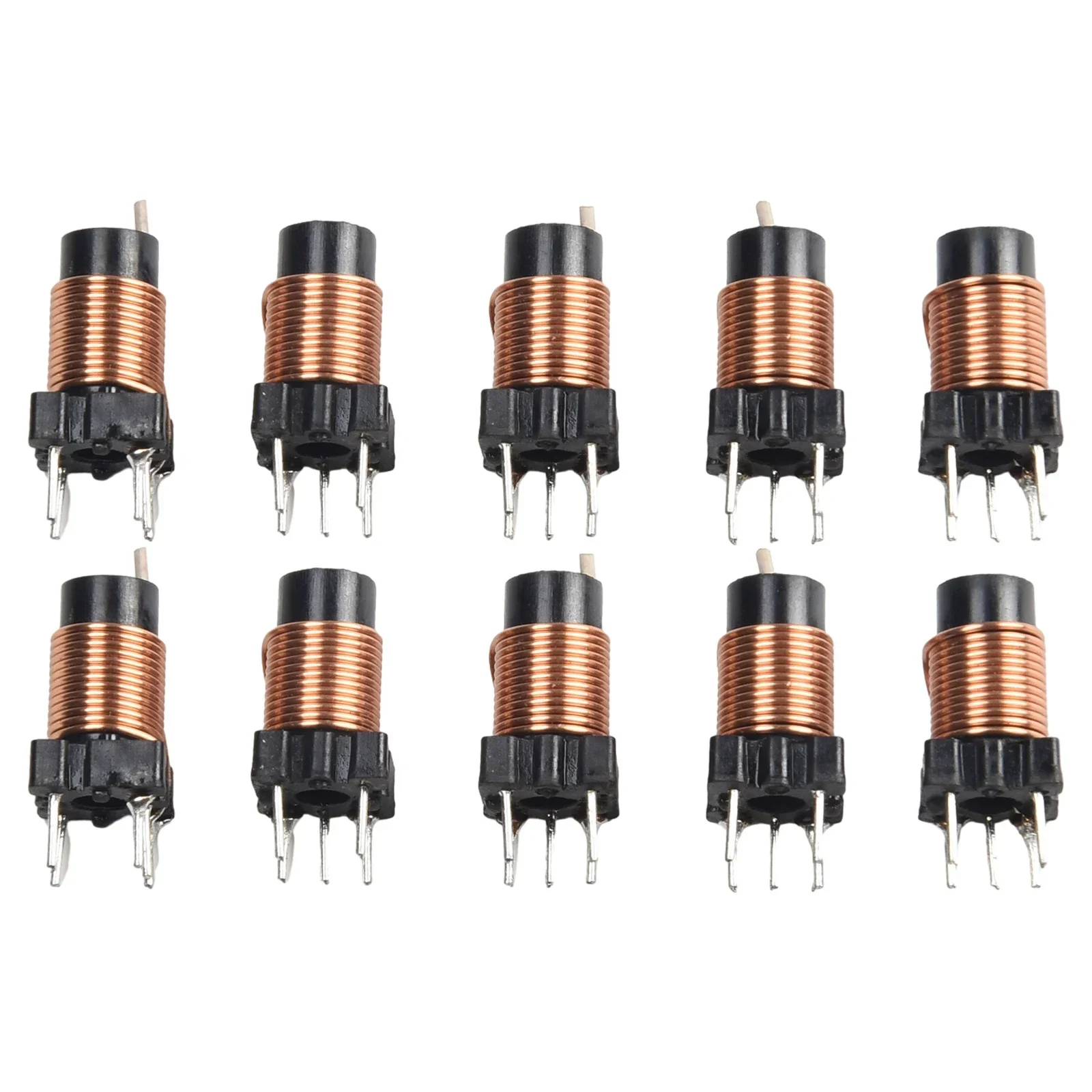 10PCS High-Frequency Ferrite 12T 0.6uh-1.7uh Adjustable Inductance High-Frequency Ferrite Core Plug-in Inductor