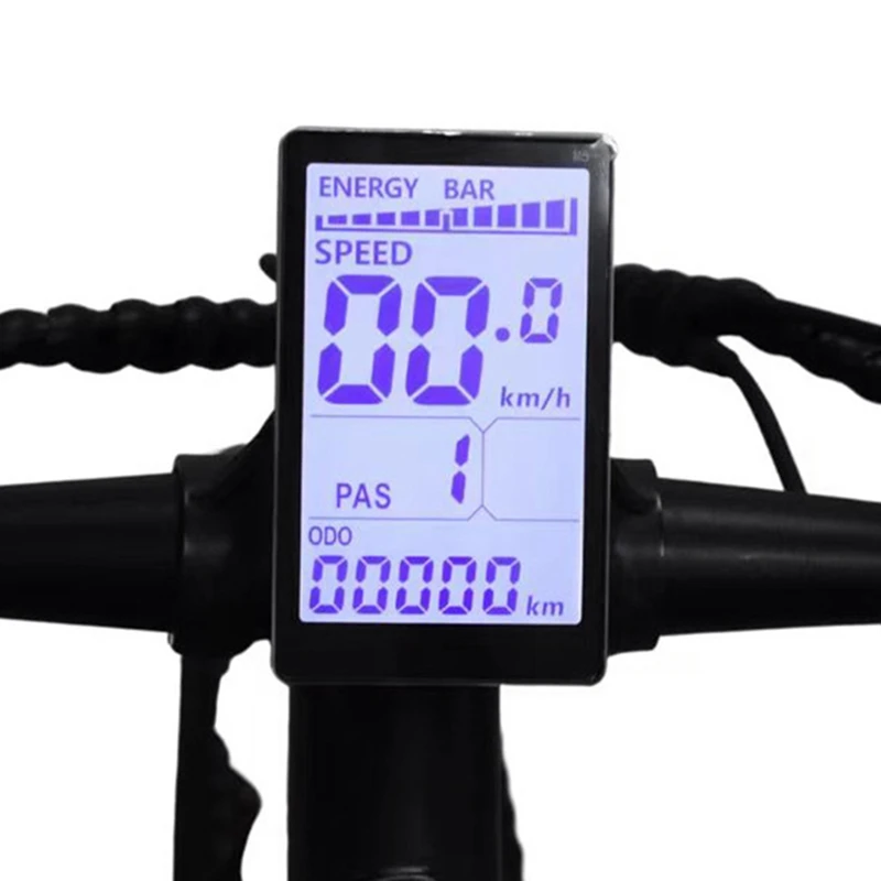 M5 Electric Bike LCD Display Meter 24V 36V 48V 60V E Scooter LCD Panel Screen for Mountain Electric Bike