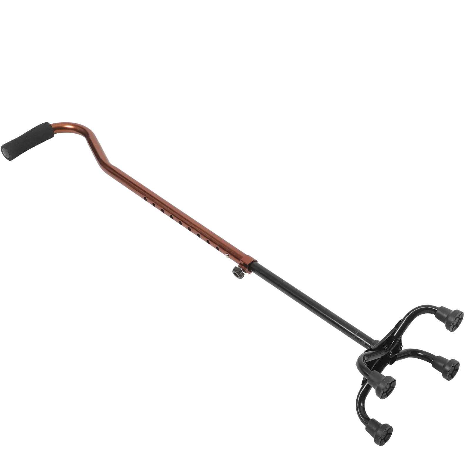 Walking Stick Daily Nonslip Seniors Pole for Elderly Bend Handle Portable Trekking Supplies