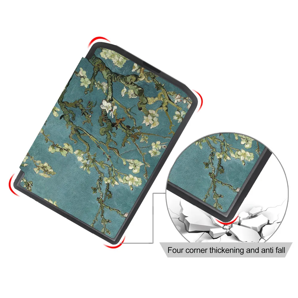 Compatible with Vivlio Light HD/Light 6-inch Tablet case, Full Coverage Ultra Slim Leather Cover Case