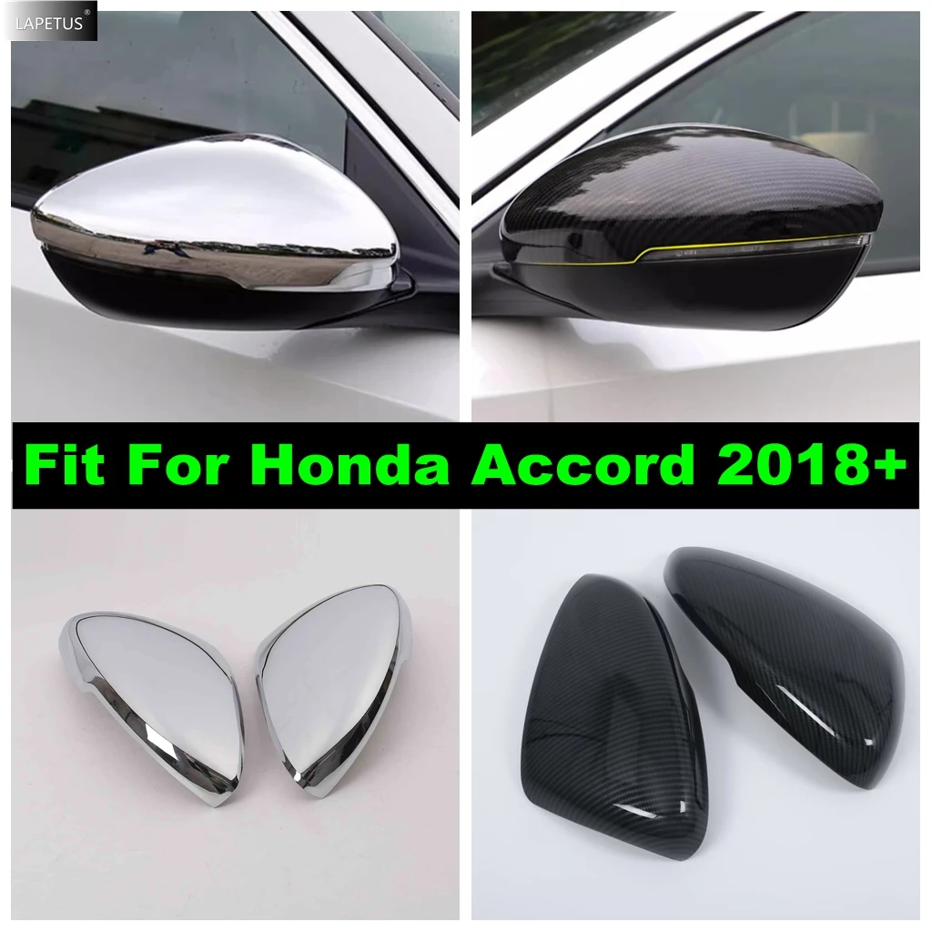 

For Honda Accord 2018 - 2025 Car Styling Outer Side Door Rearview Mirror Decoration Cover Trims Exterior Refit Kit Accessories