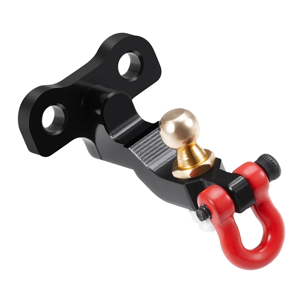 AXSPEED Alu Alloy Trailer Hook Drop Hitch Receiver Hook for TRX-4M Defender /Chevrolet K10 High Trail 1/18 RC Crawler Car Parts