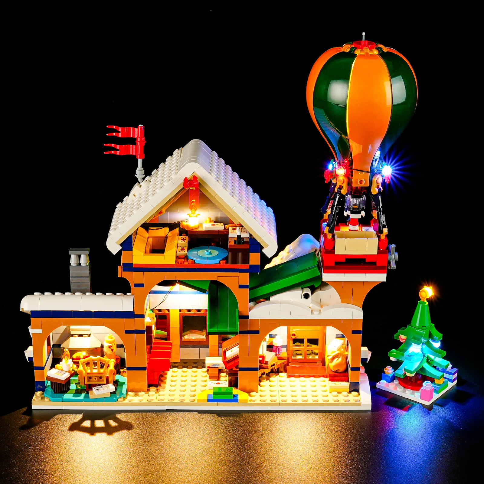 Hprosper LED Light For Lego 10339 Santa\'s Post Office Decorative Lamp With Battery Box (Not Building Blocks)