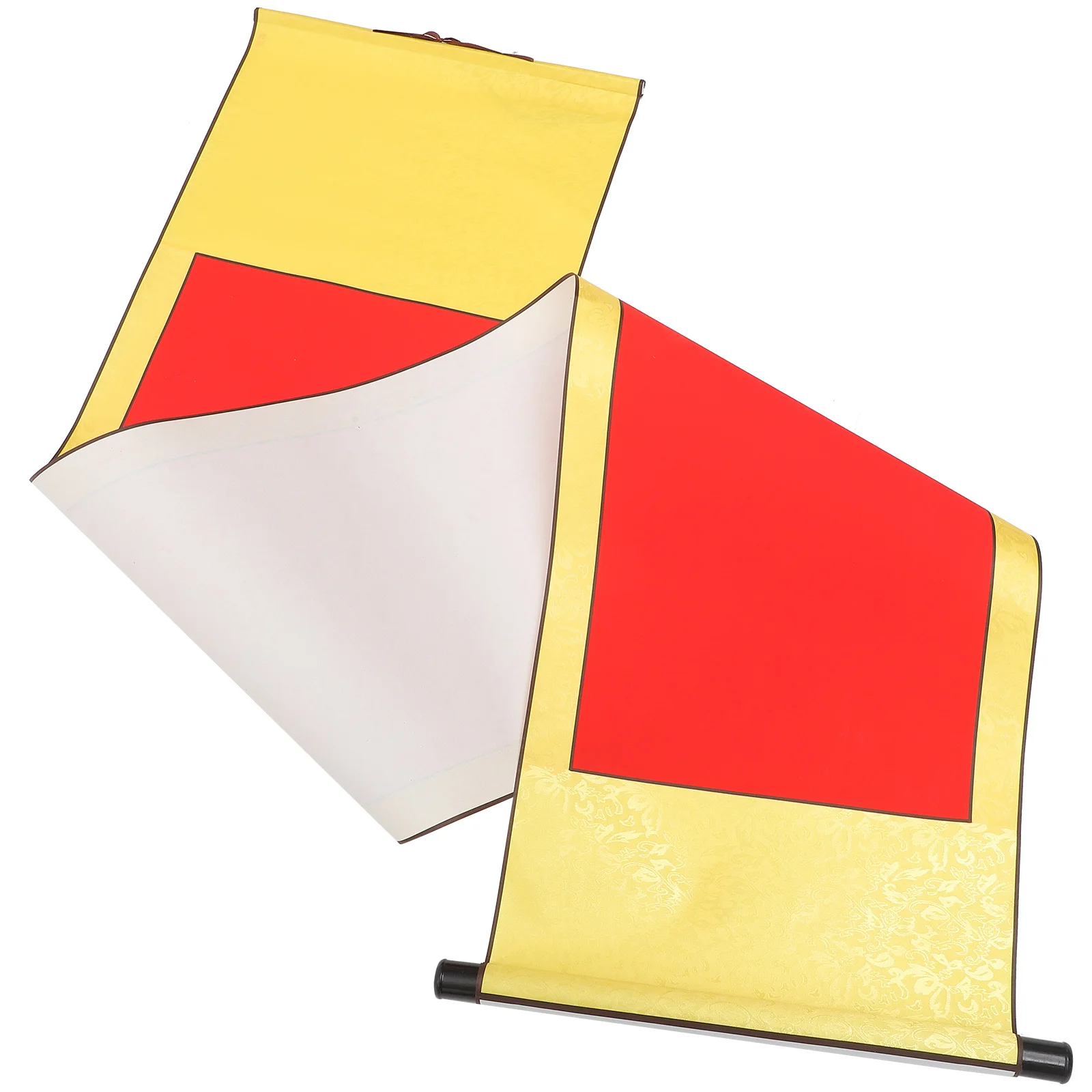 

Red Chinese Painting Scroll Paper Blank Calligraphy Vintage Scroll for Writing Decoration Wall Art