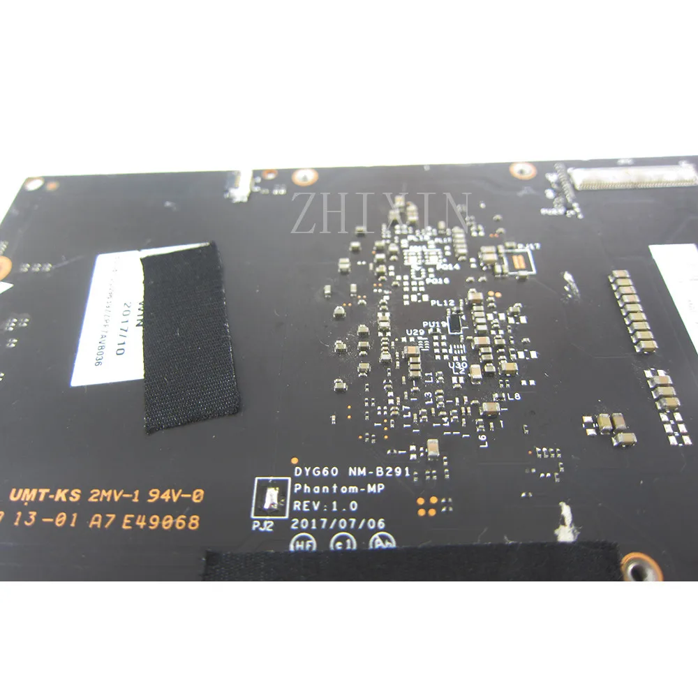 

Материнская плата для ноутбука Lenovo YOGA 920-13IKB DYG60 NM-B291 FRU: 5B20Q09639 с процессором I7-8550U 16 ГБ ОЗУ 920-13IKB, материнская плата