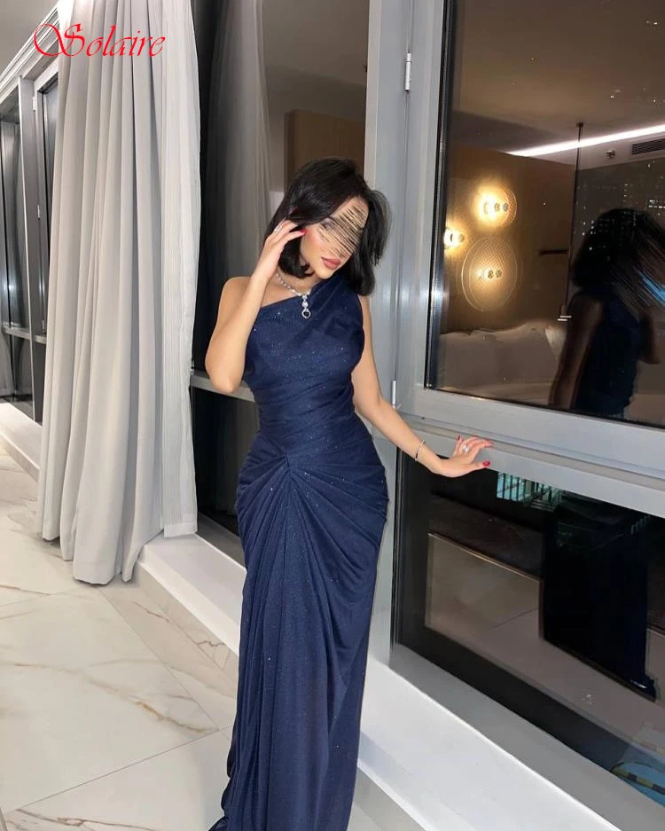 

Customized Straight One Shoulder Elegant Exquisite Evening Dress and Sexy Fashion Celebrity Gowns Sparkly Delicate Party Dress