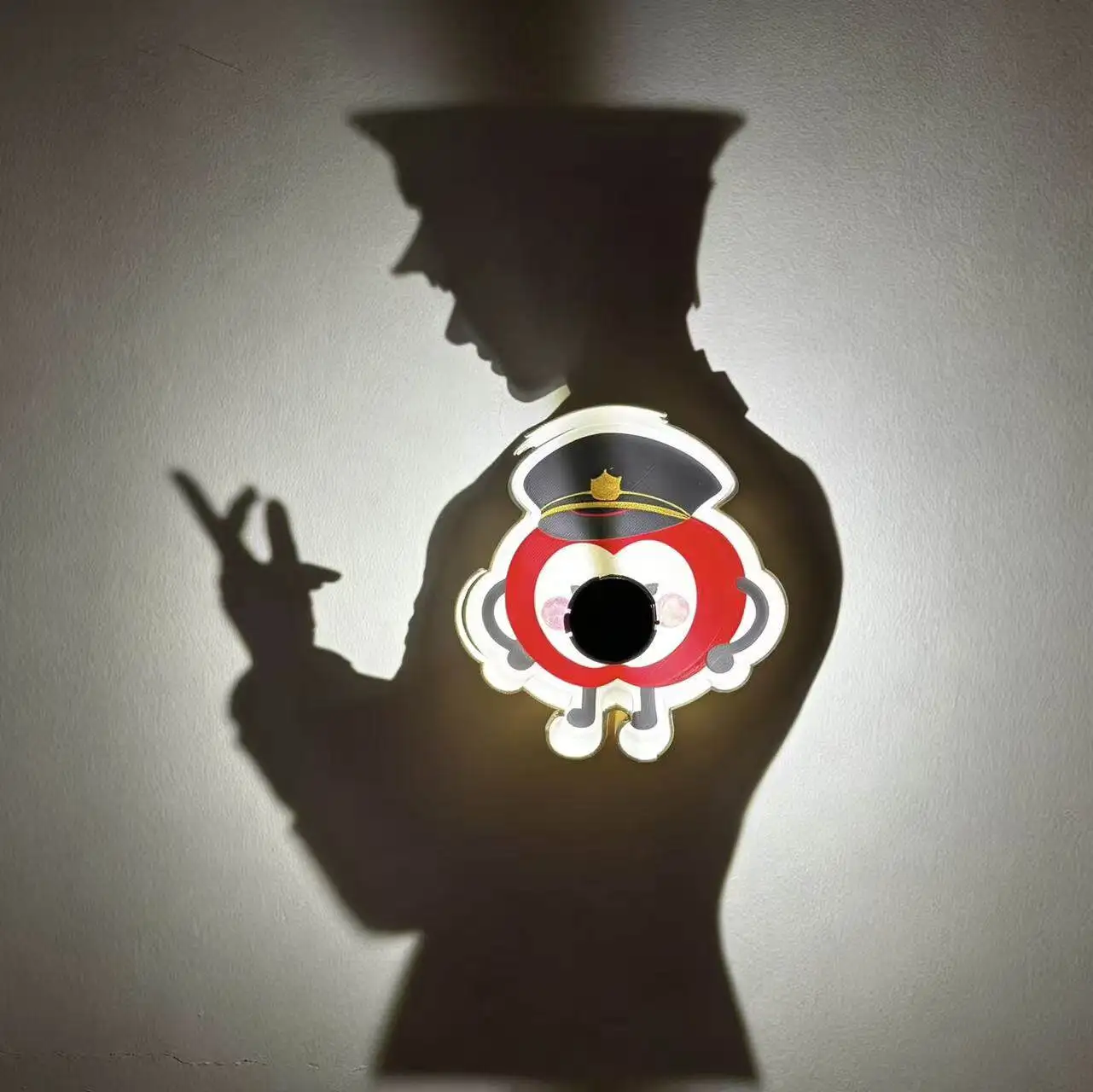 Love and Deepspace Anime Figure Silhouette Wall Lamp Home Decor Shadow Night Light Gift Xmas Caleb Sylus Zayne Xavier Rafayel - view 2