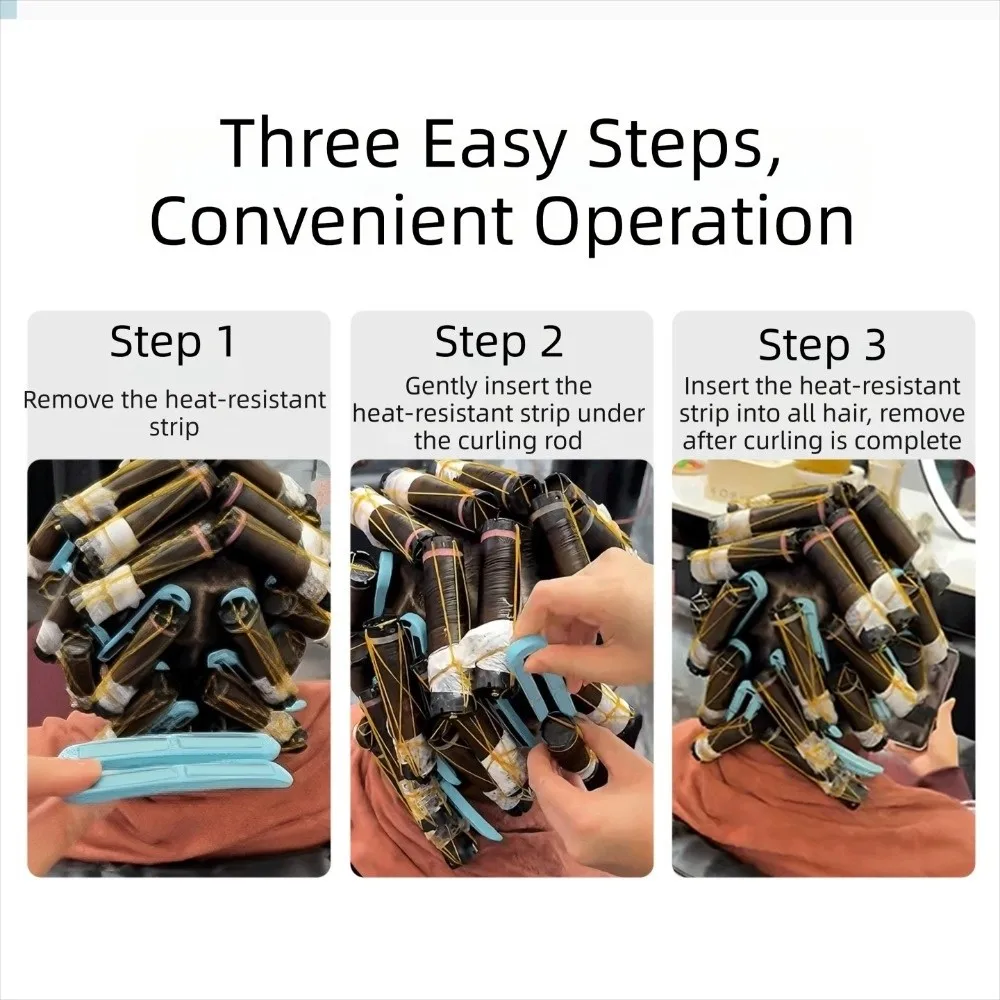 12Pcs U-shaped Perming Insulation Clip Professional High Temperature Salon Hair Volume Clips Safety Multipurpose