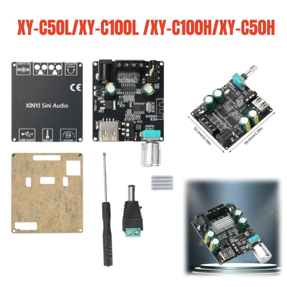 XY-C100L/H XY-C50L/H Bluetooth5.0 Stereo Ses Modülü Subwoofer