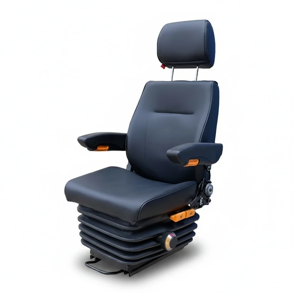 

AutoLiuMa aftermarket replacement truck seats come with Mechanical Shock Absorption function, armrest, and rotating base