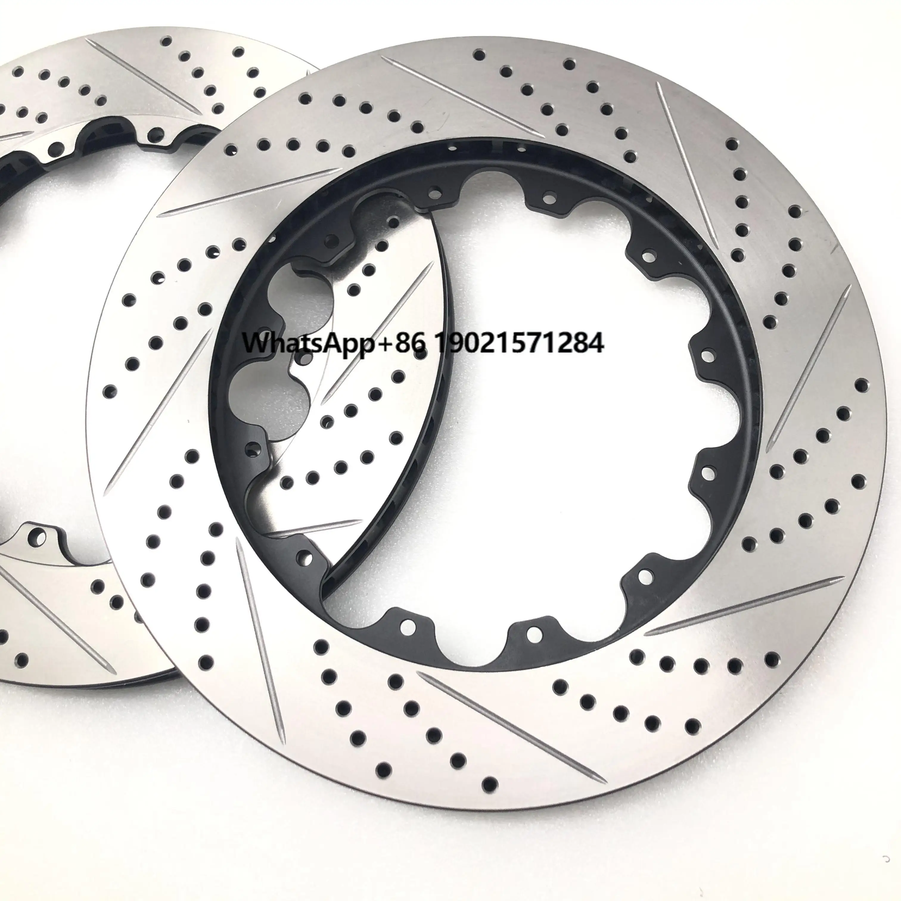 Front Rear Auto High Performance Racing Brake Disc Customizable Brake Rotor 330 360 370 380 390mm Grey Cast Iron