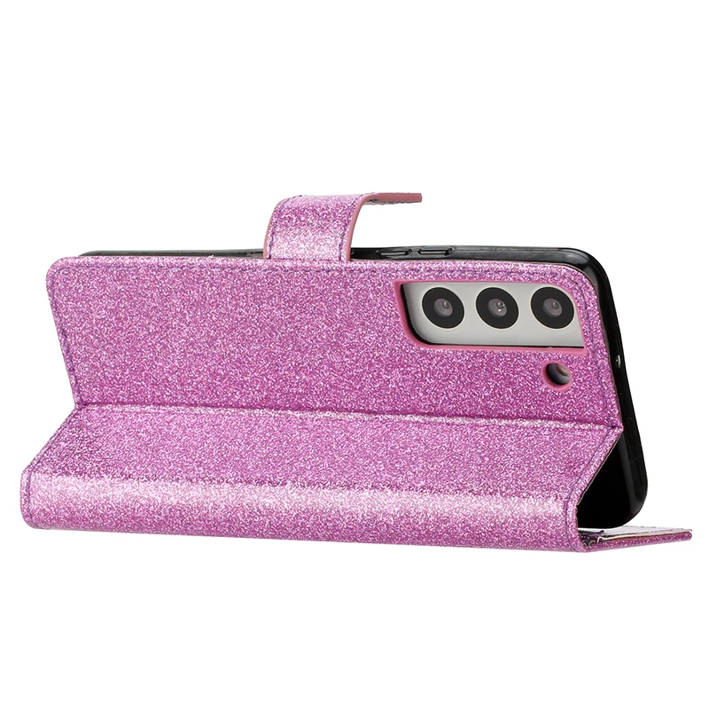 Wallet Glitter Flash Diamond Case For Samsung Galaxy S25 S24 Ultra S23 S22 S21 A26 A36 A56  A15 A52 A53 A54 A34 Flip
